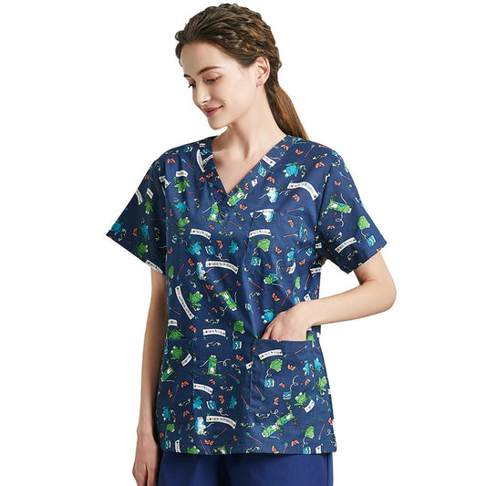 Pediatric Pattern Scrub Tops